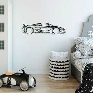 Dekoratívny kovový doplnok na stenu McLaren 720S Silhouette vyobraziť