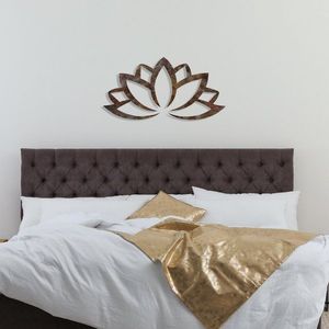 Dekoratívny kovový doplnok na stenu Rusty Lotus vyobraziť