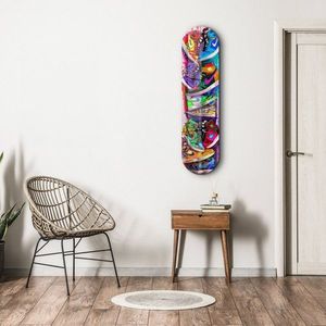 Dekoratívny obraz z tvrdeného skla Colorful Sneakers vyobraziť