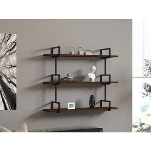 Nástenná polica Uras - Walnut vyobraziť