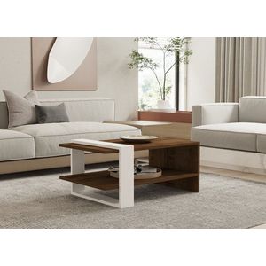 Konferenčný stolík Gaye - Walnut, White vyobraziť