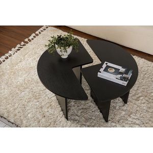 Konferenčný stolík Moira - Wood Black vyobraziť