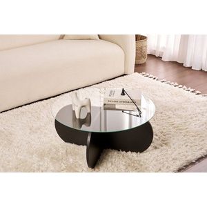 Konferenčný stolík Aeris - Wood Black, Fume vyobraziť