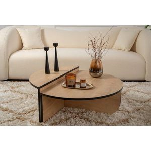 Konferenčný stolík Orion - Honey Oak, Black vyobraziť