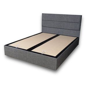 Rám manželskej postele s čelom Silver - Grey (180 x 200) vyobraziť