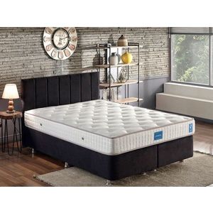 Rám manželskej postele s čelom Ela Double - Black (160 x 200) vyobraziť