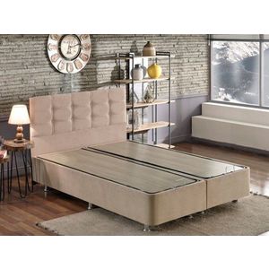 Rám manželskej postele s čelom Polo - Light Brown (140 x 190) vyobraziť
