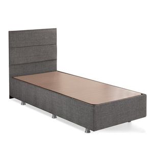 Rám jednolôžkovej postele s čelom Silver - Grey (120 x 200) vyobraziť