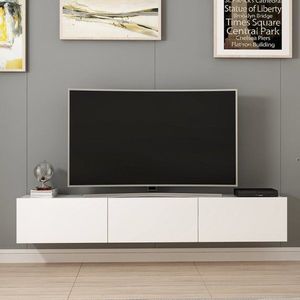 TV skrinka / Obývacia stena Rigel - White vyobraziť