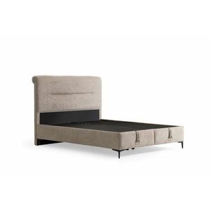 Rám manželskej postele s čelom Mia 160 x 200 - Light Brown vyobraziť