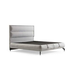 Rám jednolôžkovej postele s čelom Fresh 100 x 200 - Grey vyobraziť