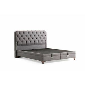 Rám jednolôžkovej postele s čelom Samira 90 x 190 - Grey vyobraziť