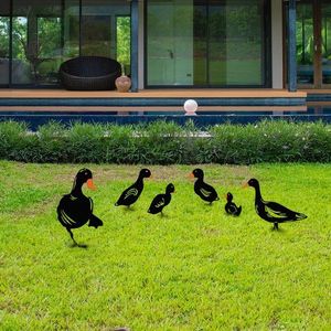 Súprava dekoratívnych kovových doplnkov do záhrady Ducks vyobraziť