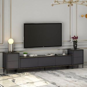 TV skrinka / Obývacia stena Imaj - Anthracite vyobraziť