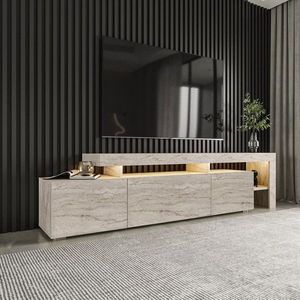 TV stolík Beliz - Travertine vyobraziť