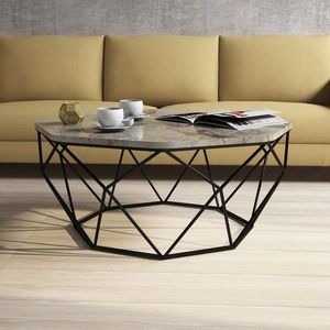 Konferenčný stolík Diamond - White Marble vyobraziť