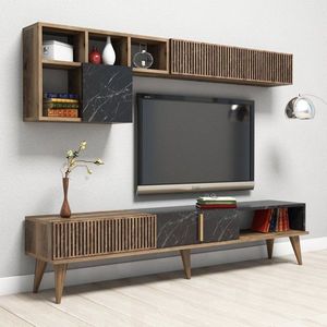 TV skrinka / Obývacia stena Milan - Walnut vyobraziť