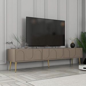 TV stolík Lyon 43 - Atlas, Gold vyobraziť