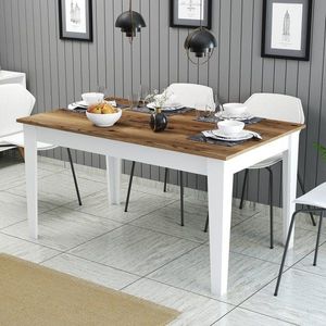 Jedálenský stôl Milan 520 - Walnut, White vyobraziť