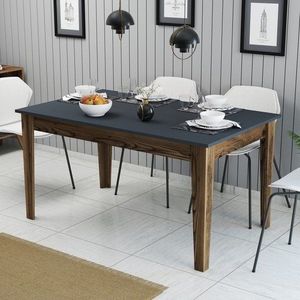Jedálenský stôl Milan 513 - Walnut, Anthracite vyobraziť
