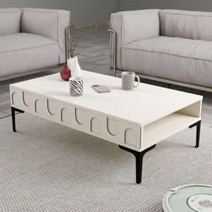 Konferenčný stolík Lyon 32 - Cream, Black vyobraziť