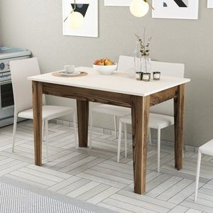 Kuchynský stôl Kiev 508 - Walnut, Cream vyobraziť