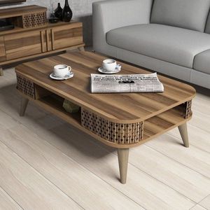 Konferenčný stolík Eylül - Walnut vyobraziť