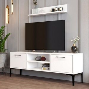 TV skrinka / Obývacia stena Riga - White vyobraziť