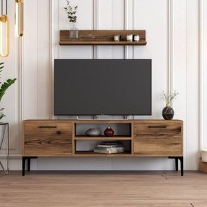 TV skrinka / Obývacia stena Riga - Walnut vyobraziť