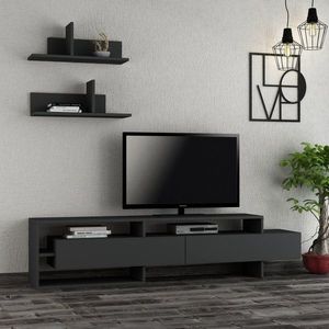 TV skrinka / Obývacia stena Gara - Anthracite vyobraziť
