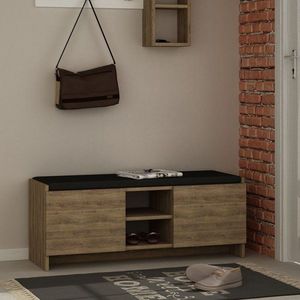 Skrinka na topánky / Botník Zulla - Dark Oak vyobraziť