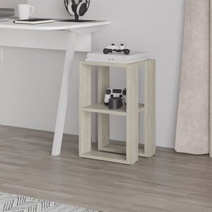 Nočný stolík Lonie - Travertine vyobraziť