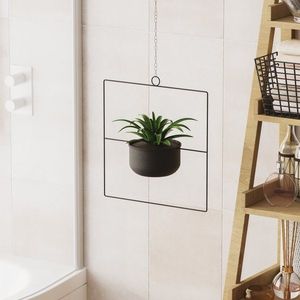 Dekoratívny kvetináč Pandantif - Black vyobraziť