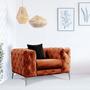 Kreslo ušiak Como - Orange vyobraziť