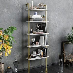 Knižnica Piante - White, Gold vyobraziť