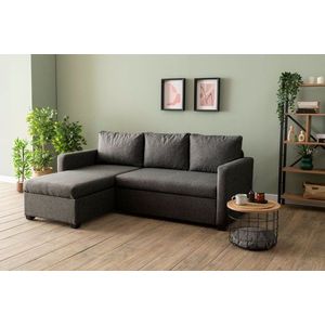 Rohová rozkladacia pohovka Kado - Dark Grey vyobraziť