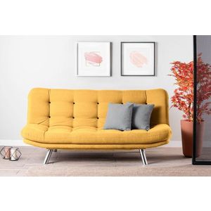 Trojmiestna rozkladacia pohovka Misa Sofabed - Mustard vyobraziť