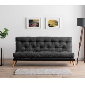 Trojmiestna rozkladacia pohovka Saki - Dark Grey vyobraziť