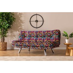 Trojmiestna rozkladacia pohovka Misa Small Sofabed - Patchwork vyobraziť