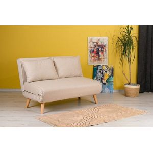 Dvojmiestna rozkladacia pohovka Folde 2-Seater - Cream vyobraziť