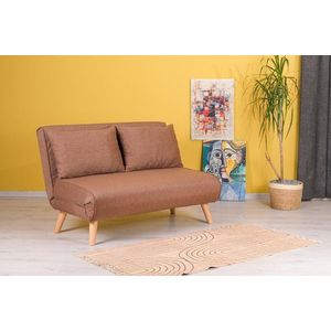 Dvojmiestna rozkladacia pohovka Folde 2-Seater - Brown vyobraziť