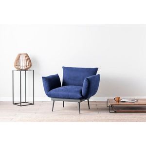 Kreslo ušiak Jax Solo - Navy Blue GR125 vyobraziť