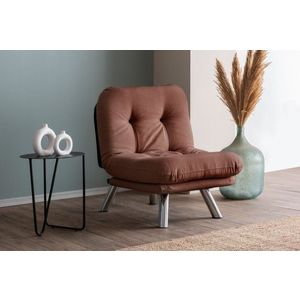 Rozkladacie kreslo Misa Small Solo - Light Brown vyobraziť