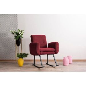 Hojdacie kreslo Kono - Maroon vyobraziť