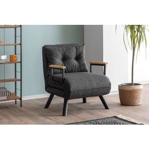 Rozkladacie kreslo Sando Single - Dark Grey vyobraziť