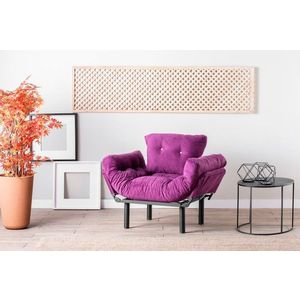 Kreslo ušiak Nitta Single - Purple vyobraziť