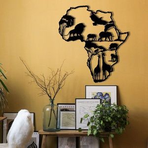 Dekoratívny kovový doplnok na stenu African 2 vyobraziť