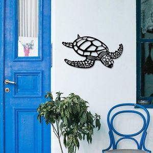 Dekoratívny kovový doplnok na stenu Caretta Caretta vyobraziť