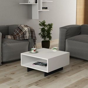 Konferenčný stolík Hola - White, Anthracite vyobraziť