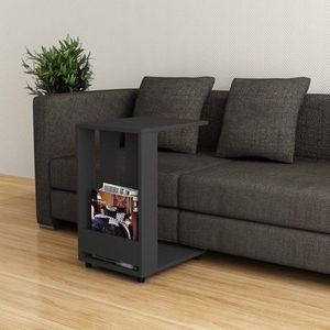 Príručný stolík / Odkladací stolík Edi - Anthracite vyobraziť